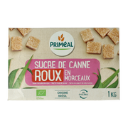 Primeal Bruine rietsuiker klontjes bio 1 Kilogram