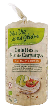 Ma Vie Sans Camargue rijstwafels van oergranen glutenvrij bio 130 Gram