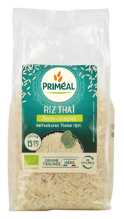 Primeal Halfvolkoren Thaise rijst bio 500.00 Gram
