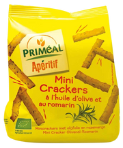 Primeal Aperitive mini crackers olijf rozemarijn bio 100.00 Gram