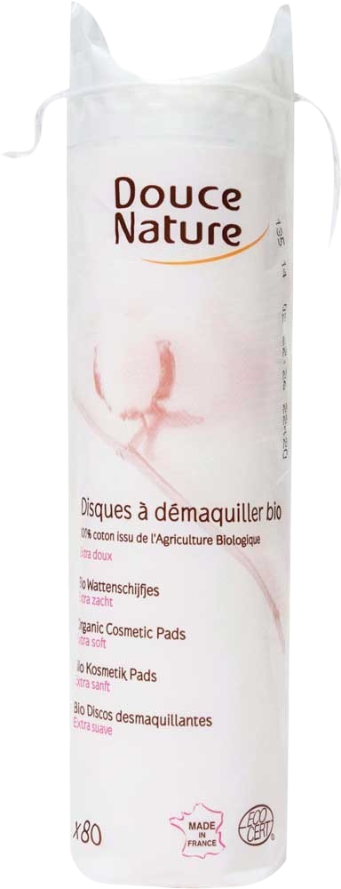 Douce Nature Wattenschijfjes katoen bio 80.00 Stuks