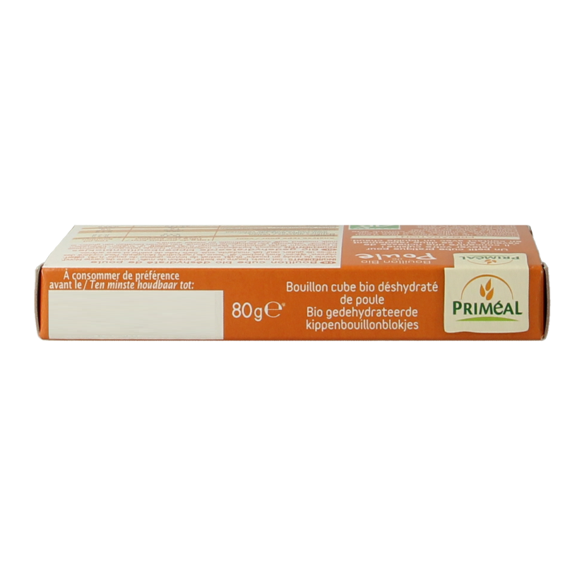 Primeal Kippenbouillon blokjes 10 gram bio 8 Stuks
