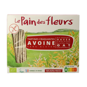 Pain Des Fleurs Krokante crackers haver glutenvrij bio  150.00 Gram