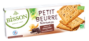 Bisson Biscuitjes met stukjes chocola petit beurre bio 150.00 Gram