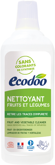 Ecodoo Fruit en groente reiniger bio 750.00 Milliliter