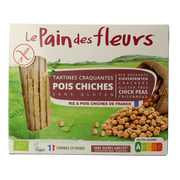 Pain Des Fleurs Krokante crackers kikkererwten glutenvrij bio 150 Gram
