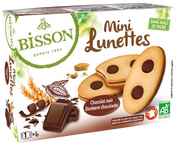 Bisson Gevulde chocoladekoekjes mini lunettes bio 175.00 Gram