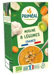 Primeal Groentesoep met 8 groentes bio 1 Liter