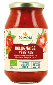Primeal Bolognese tomatensaus vegetarisch bio 510.00 Gram