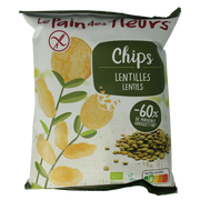 Pain Des Fleurs Chips met linzen bio 50 Gram