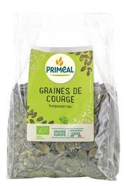 Primeal Pompoenpitten uit Europa bio 500 Gram