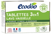 Ecodoo Vaatwastabletten 3-in-1 geconcentreerd eco 30.00 Stuks