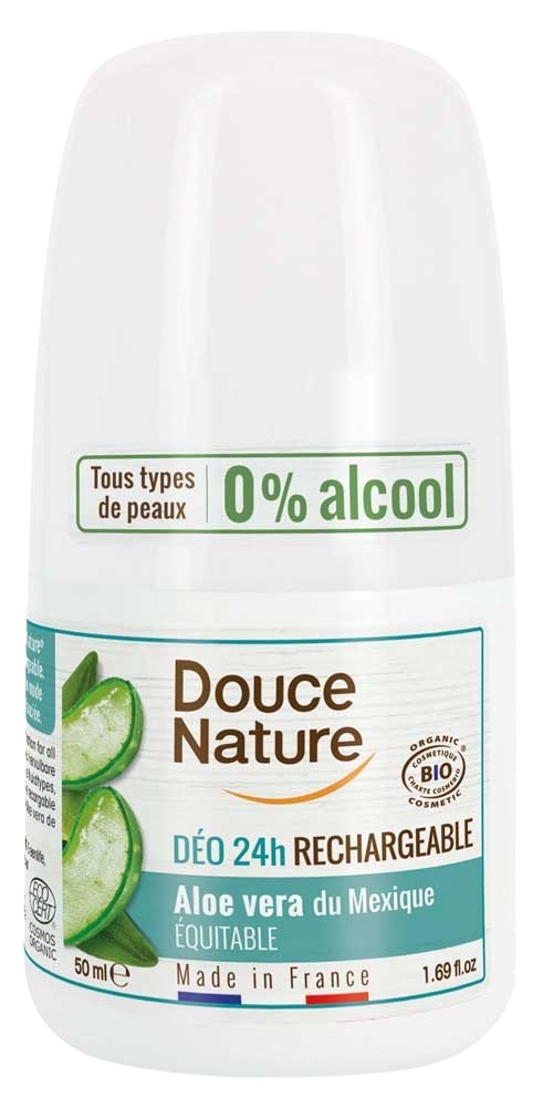 Douce Nature Deodorant roll on aloe hervulbaar 50.00 Gram