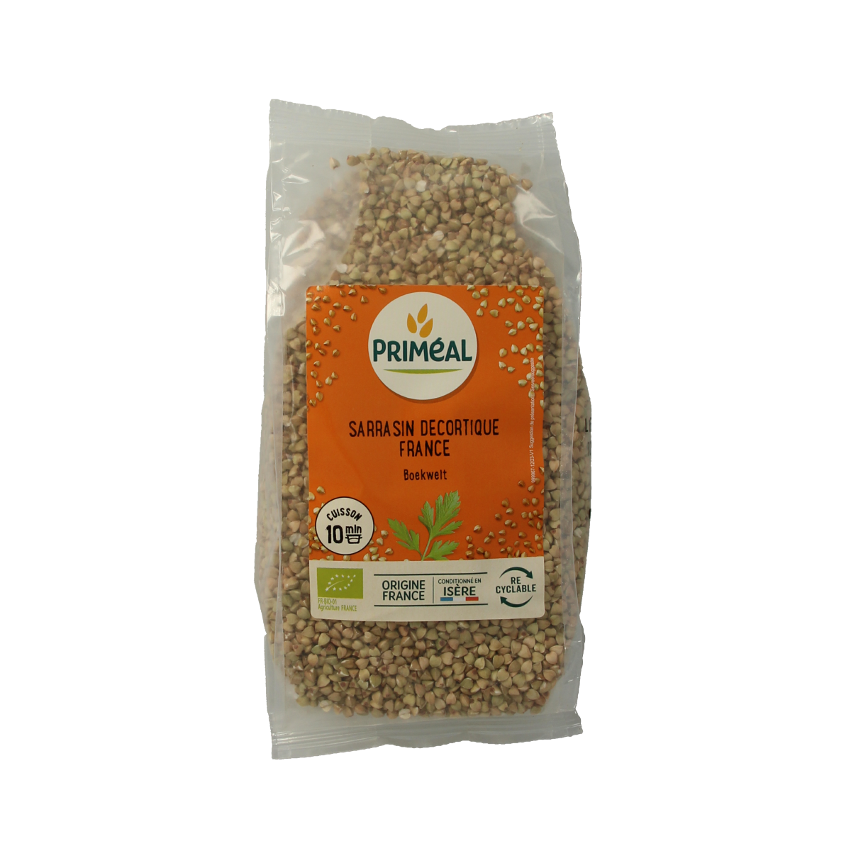 Primeal Boekweit gepeld bio 400.00 Gram