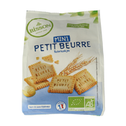 Bisson Mini petit beurre biscuitjes bio 125.00 Gram