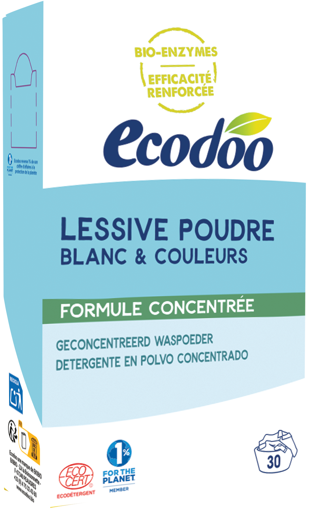 Ecodoo Waspoeder geconcentreerd eco 750.00 Gram
