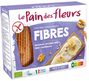 Pain Des Fleurs Krokante crackers vezels glutenvrij bio 150.00 Gram