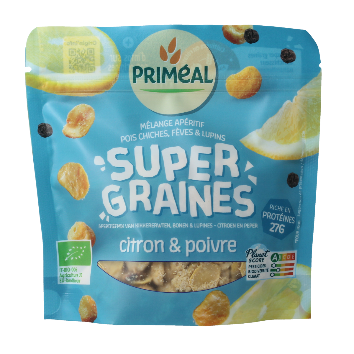 Primeal Super lemon peperzaden bio 100.00 Gram