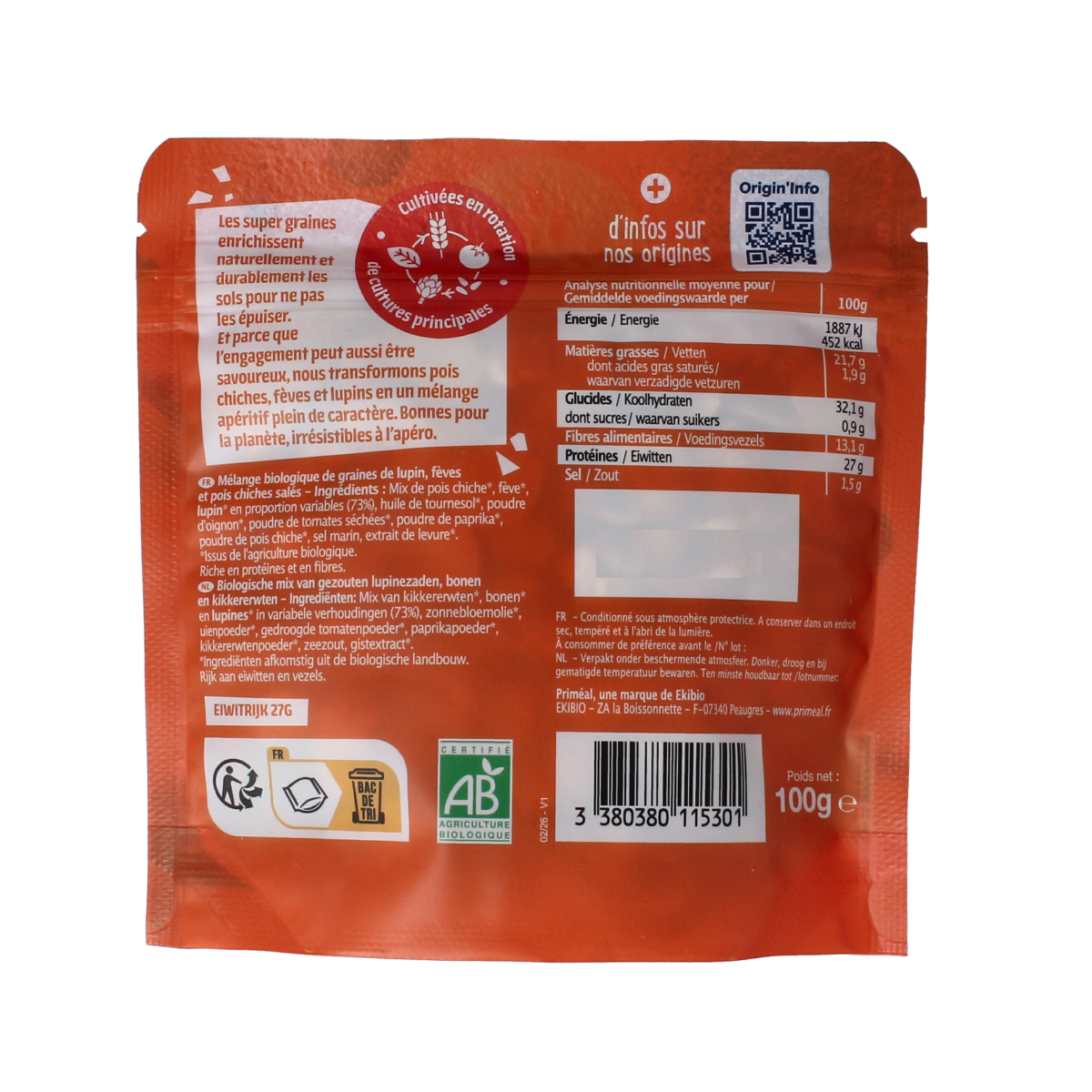 Primeal Super barbecue zaden bio 100.00 Gram