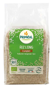 Primeal Volkoren langgraan rijst bio 1 Kilogram