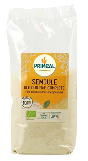 Primeal Fijn volkoren harde tarwegriesmeel bio 500 Gram