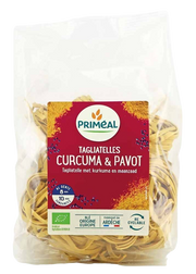 Primeal Tagliatelle kurkuma papaver bio 250.00 Gram