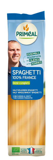 Primeal Halfvolkoren spaghetti bio 500.00 Gram