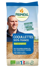 Primeal Halfvolkoren hoorntjes bio 500 Gram