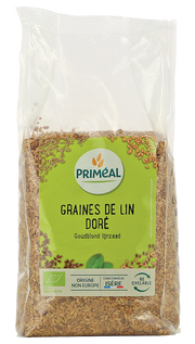 Primeal Lijnzaad goudblond bio 250.00 Gram