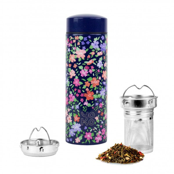 Yoko Drinkfles venise met theefilter isotherm 350ml 1.00 Stuks