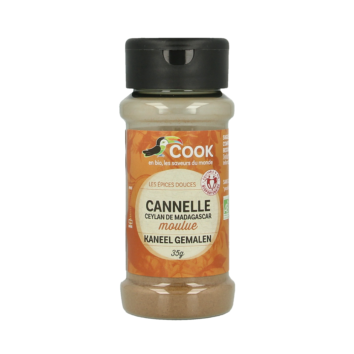 Cook Kaneel Ceylon gemalen bio 35.00 Gram