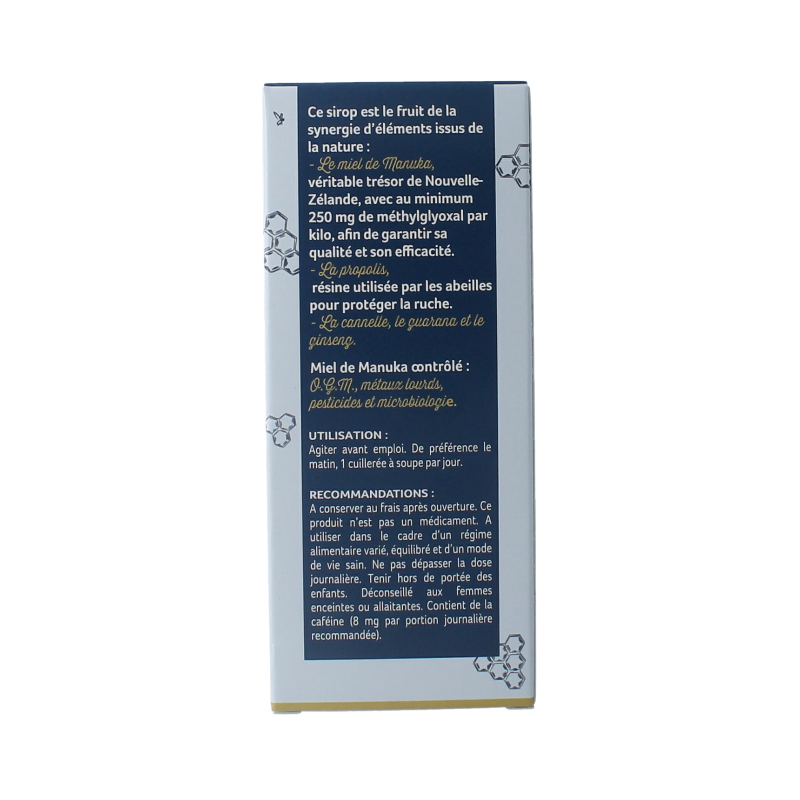 Phytonorm Manukahoning propolis & guarana siroop bio 150 Milliliter