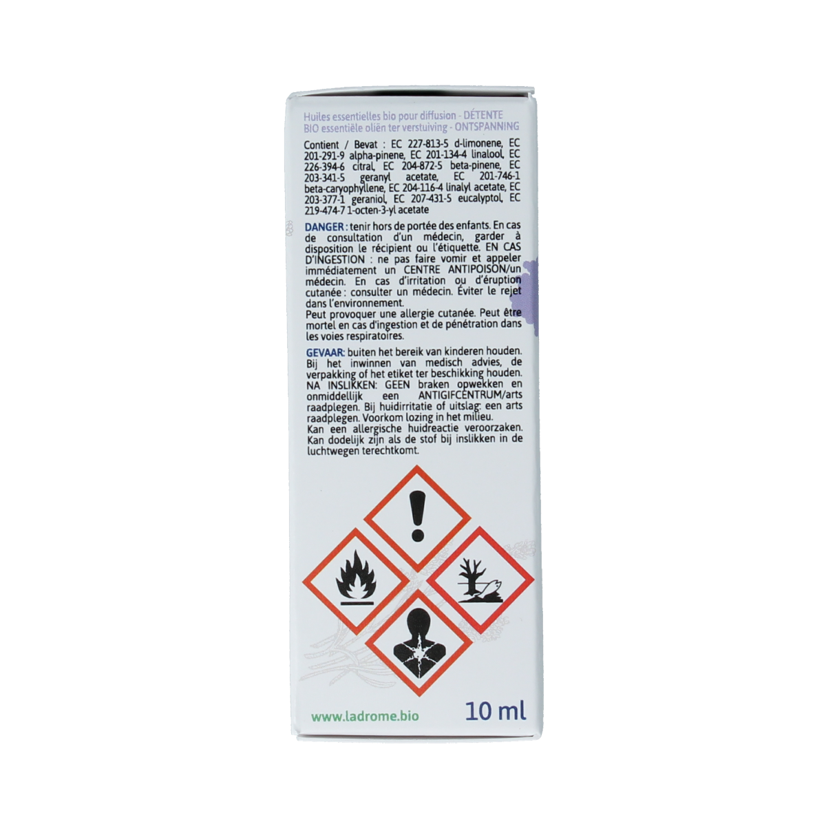 Ladrome Ontspanning - etherische olie 10.00 Milliliter
