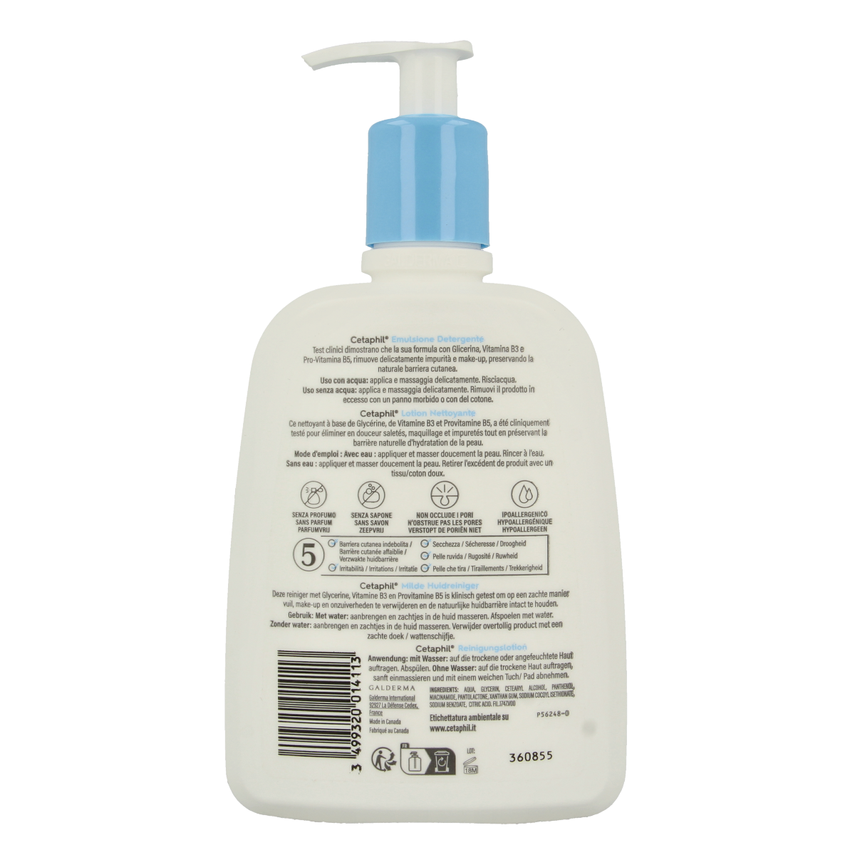 Cetaphil Milde huidreiniger  470.00 Milliliter