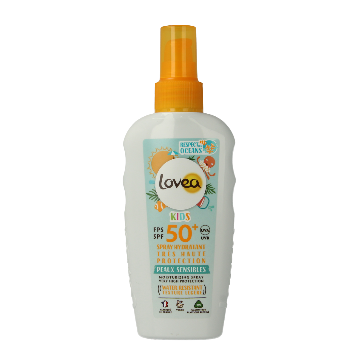 Lovea Moisturizing spray kids SPF50+ 150.00 Milliliter