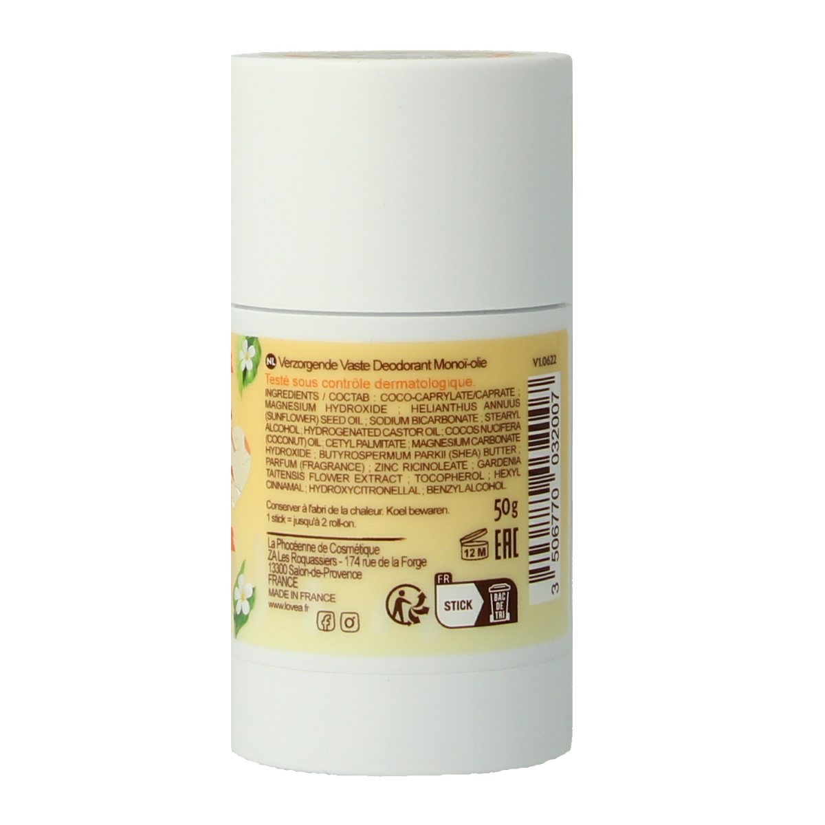 Lovea Solid deo care monoi oil 50.00 Gram