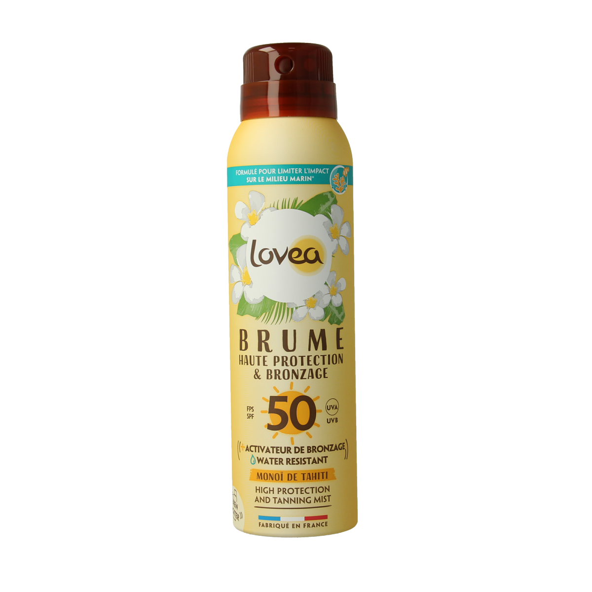 Lovea High protection & tanning mist SPF50 150.00 Milliliter