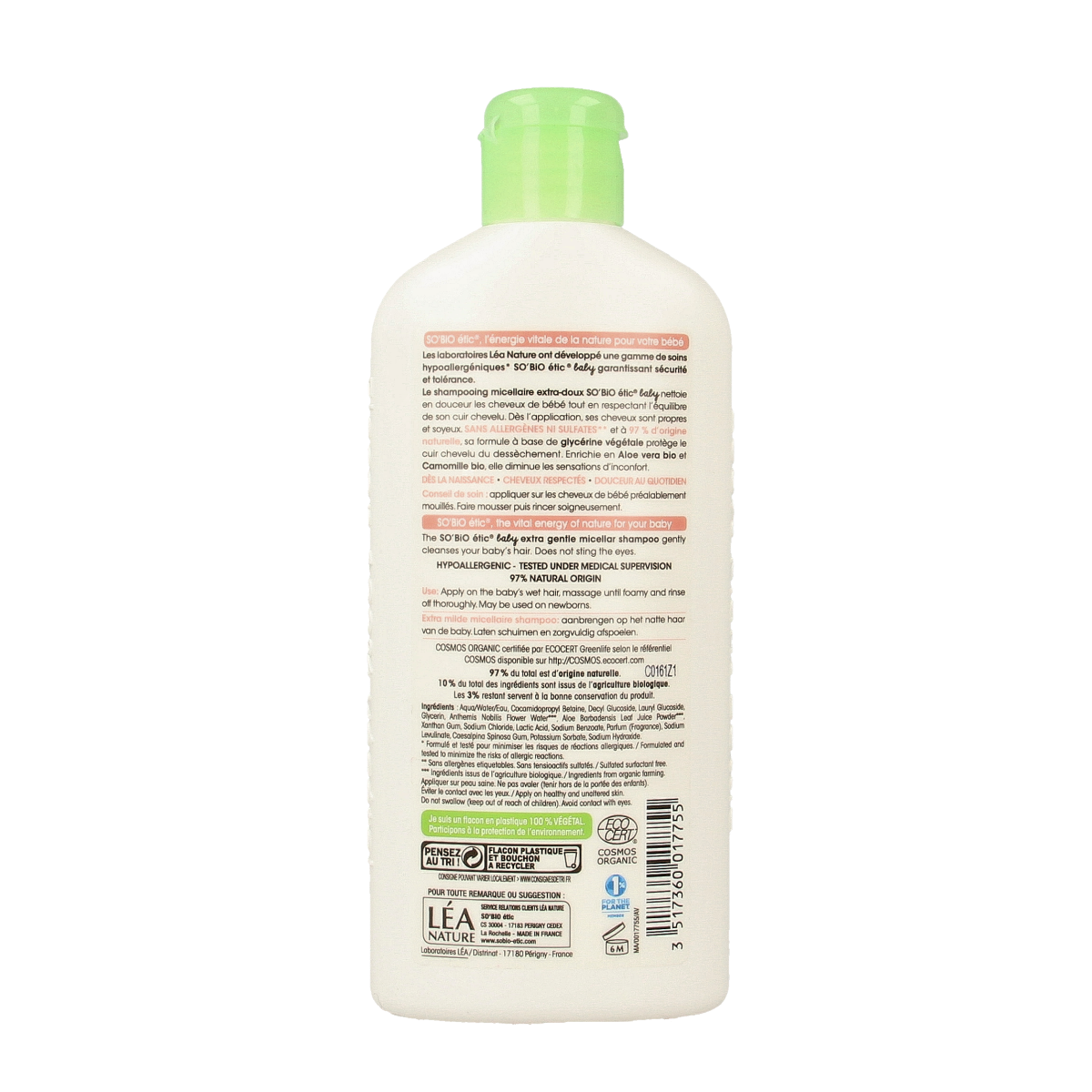 So Bio Etic Baby shampoo micellair 250.00 Milliliter