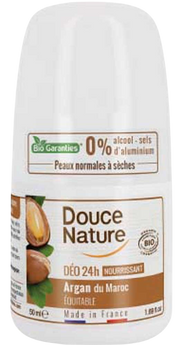 Douce Nature Deodorant roll on normale/droge huid bio 50 Milliliter