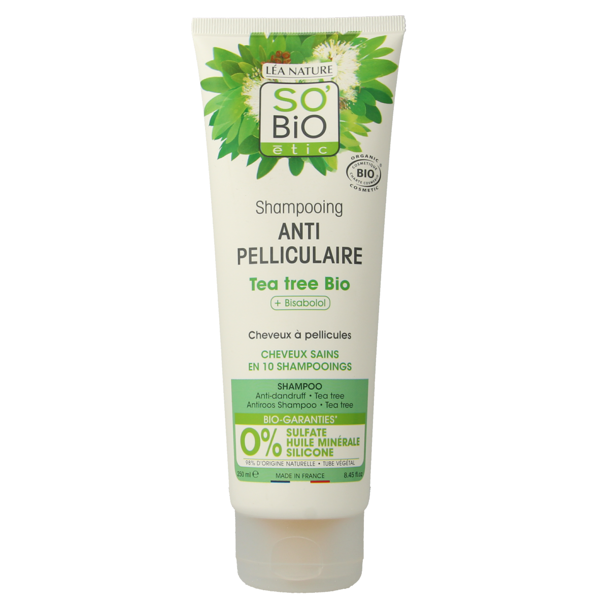 So Bio Etic Shampoo anti roos tea tree 250.00 Milliliter