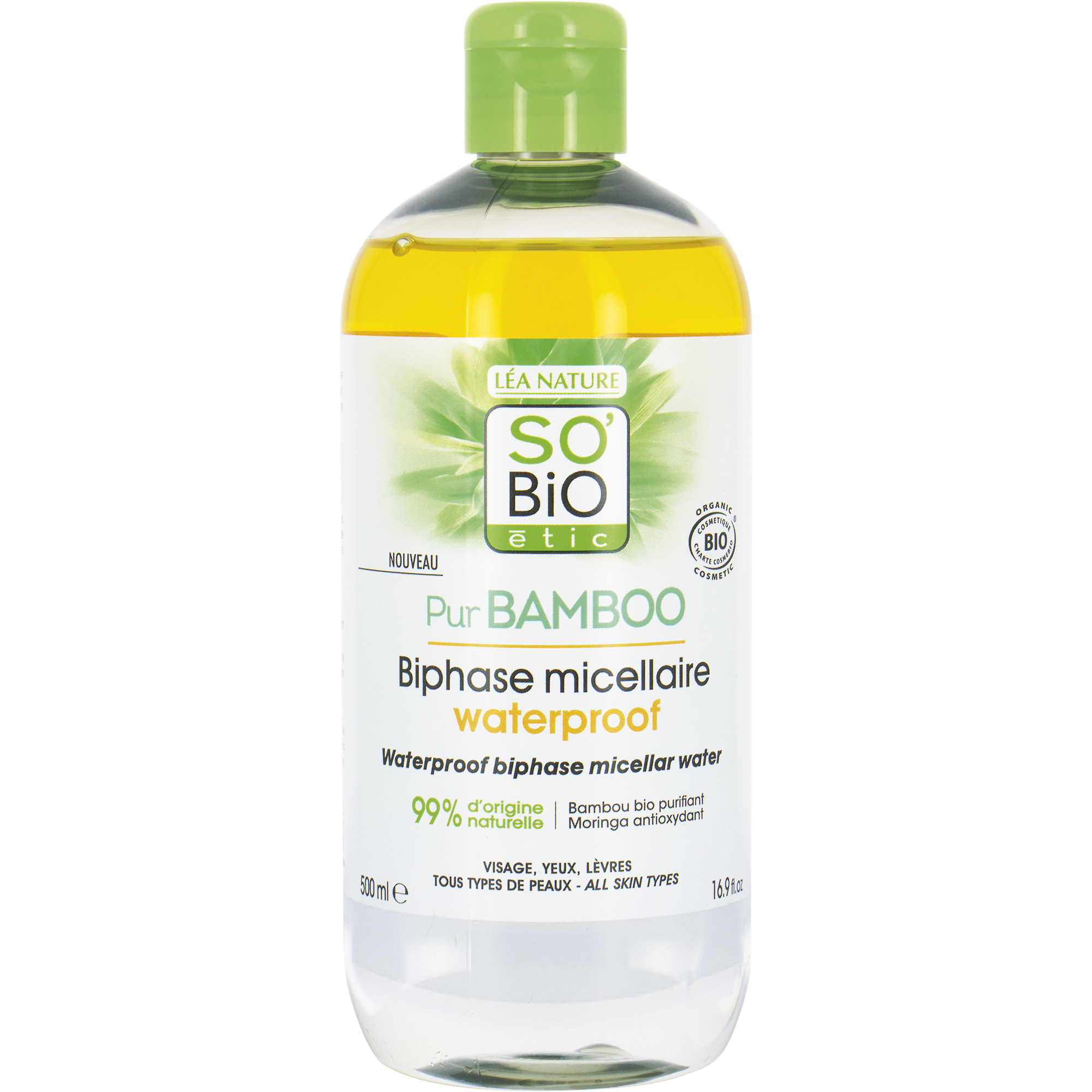 So Bio Etic Bamboo waterproof micellar water 500 Milliliter