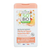 So Bio Etic Showergel peach & white flowers bio 450.00 Milliliter