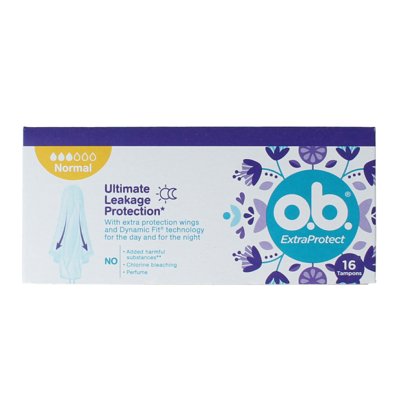 OB Tampons extra protect normal 16 Stuks