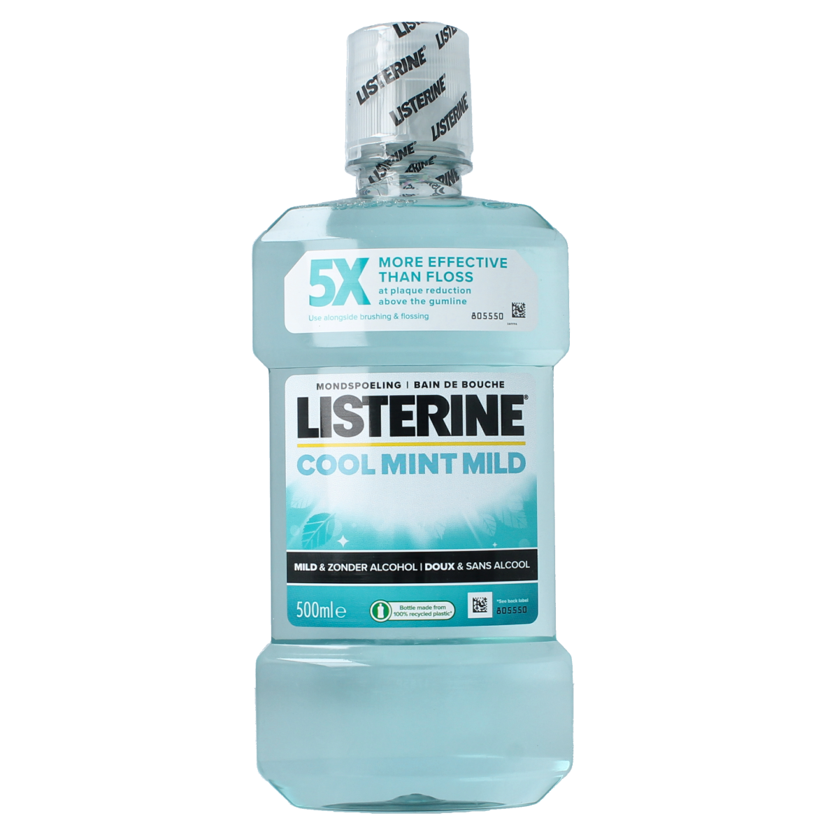 Listerine Mondwater coolmint mild 500.00 Milliliter