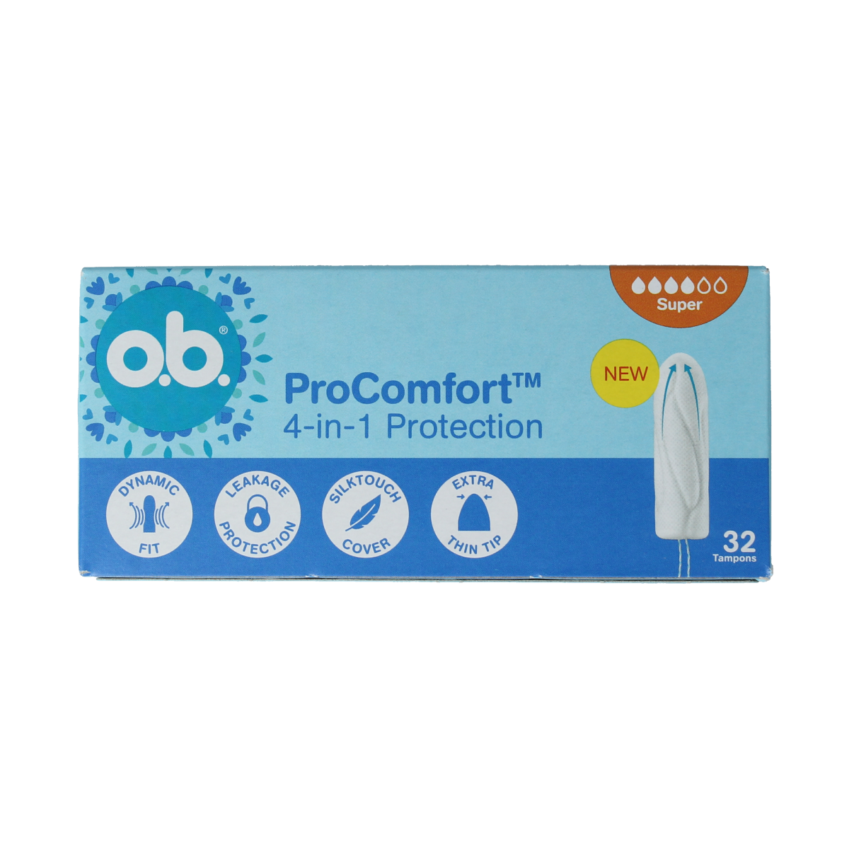 OB Tampons pro comfort advanced super 32.00 Stuks