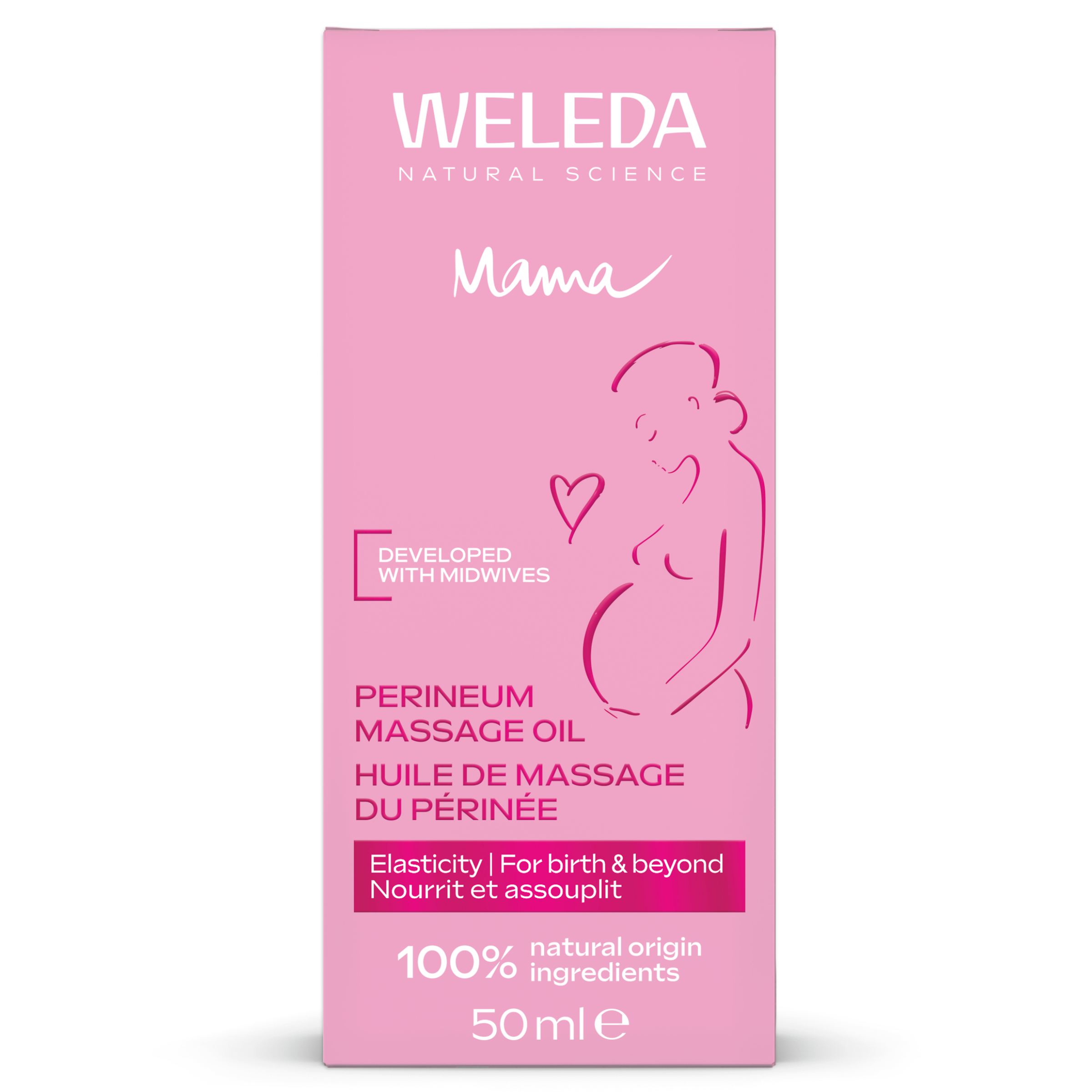Weleda Mama perineum massageolie 50 Milliliter