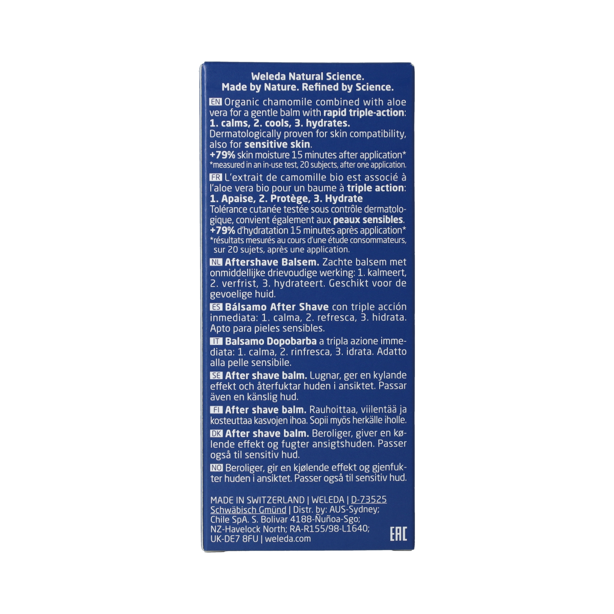 Weleda Men aftershave balsem 100.00 Milliliter