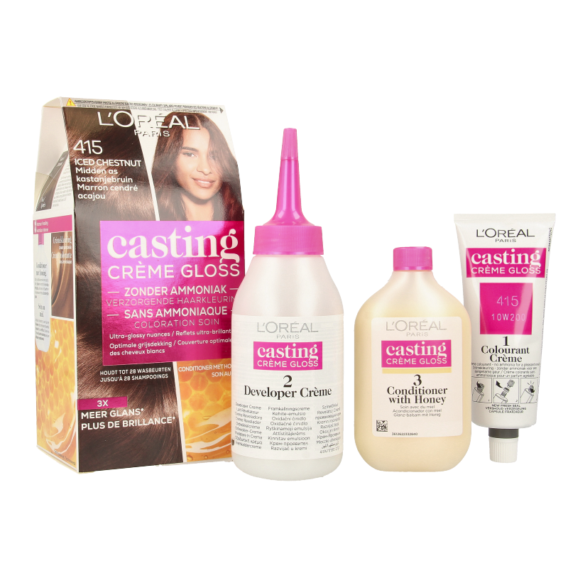 Casting Casting creme gloss 415 Iced chestnut  1 Set