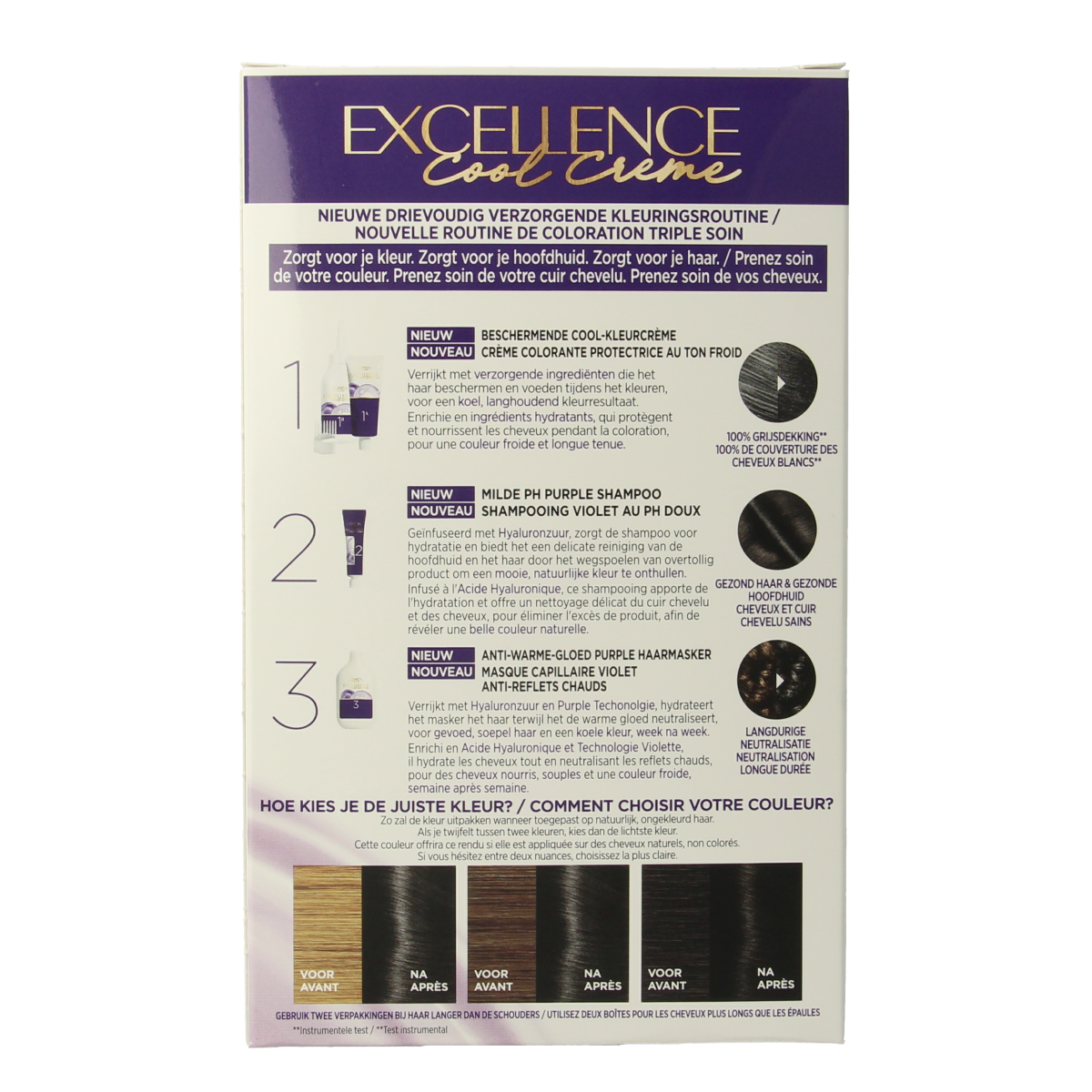 Excellence Cool creme 3.11 ultra as donkerbruin 1.00 Set
