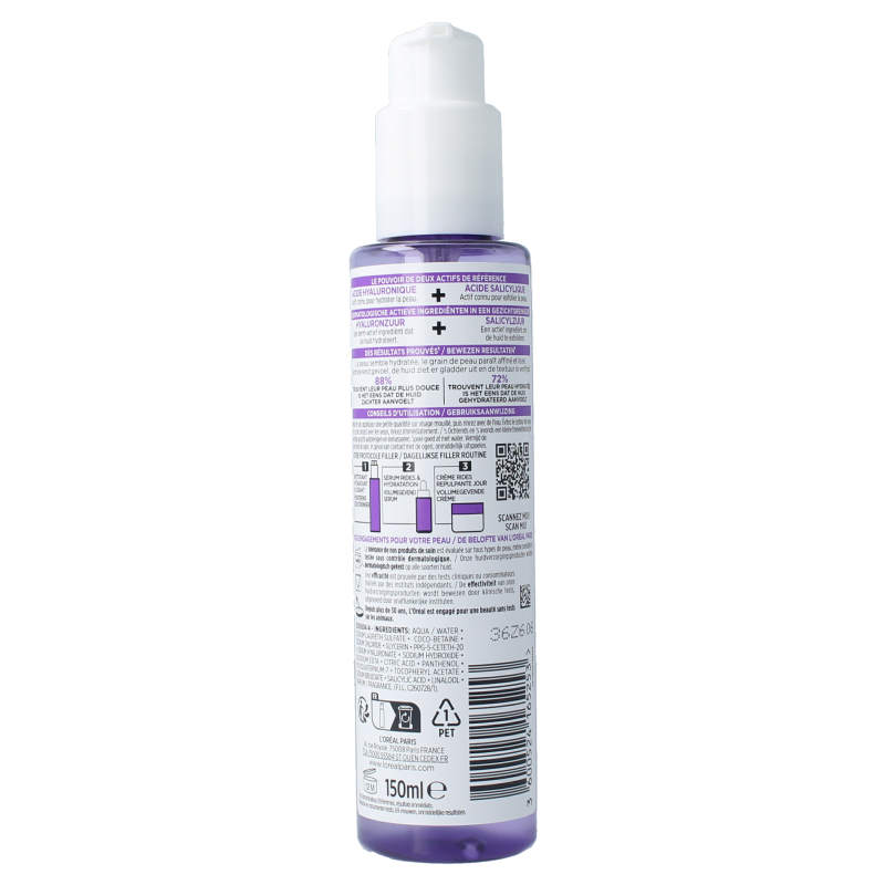 L'Oreal Paris Revitalift hyaluronzuur cleanser 150 Milliliter
